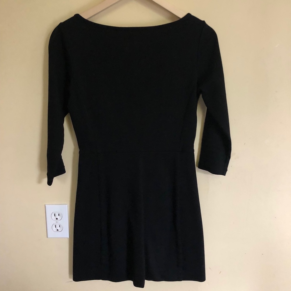 Rag & Bone Black 3/4 sleeve dress